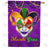 Colorful Jester Double Sided House Flag