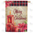 Christmas Aglow Double Sided House Flag