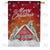 America Forever Christmas At The Cabin Double Sided House Flag