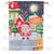 Christmas At North Pole Double Sided House Flag