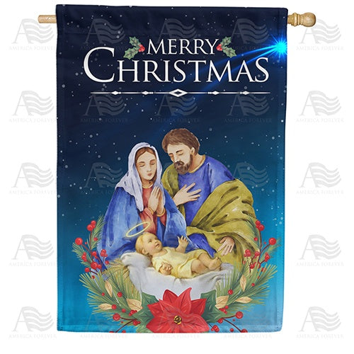 The Holy Family Double Sided House Flag