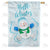 Snowman Snow Angel Double Sided House Flag