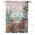 Horses Winter Greeting Double Sided House Flag