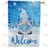 Welcome To Winter Gnomeland Double Sided House Flag