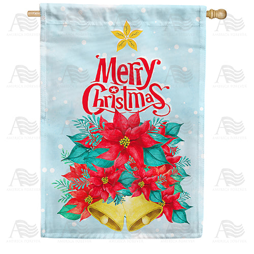 Ding Dong Christmas Is Here! Double Sided House Flag