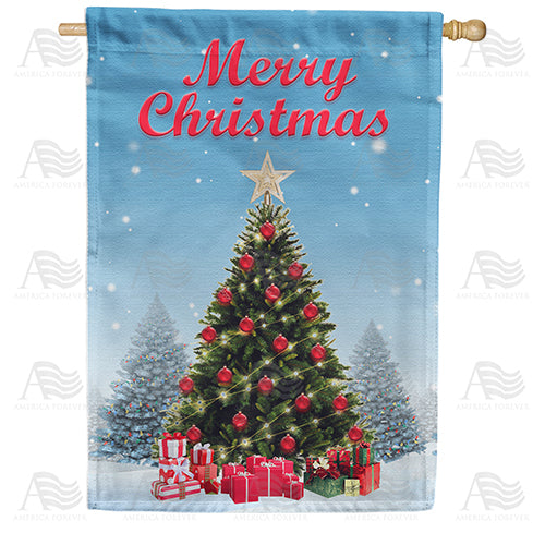 O Christmas Tree, O Christmas Tree Double Sided House Flag