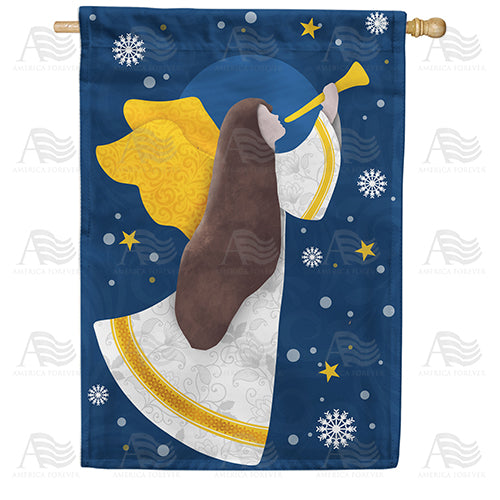 Repeat The Sounding Joy Double Sided House Flag