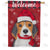 Santa Beagle Double Sided House Flag