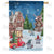 Gnome Winter Wonderland Double Sided House Flag