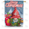 Santa's Tiniest Helper Double Sided House Flag