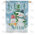 Snowmen Love Snow Double Sided House Flag