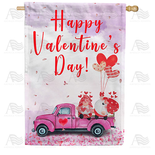 Tailgate Love Party Double Sided House Flag