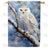 America Forever Snowy Owl Double Sided House Flag
