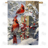 Cardinal Gift Delivery Double Sided House Flag