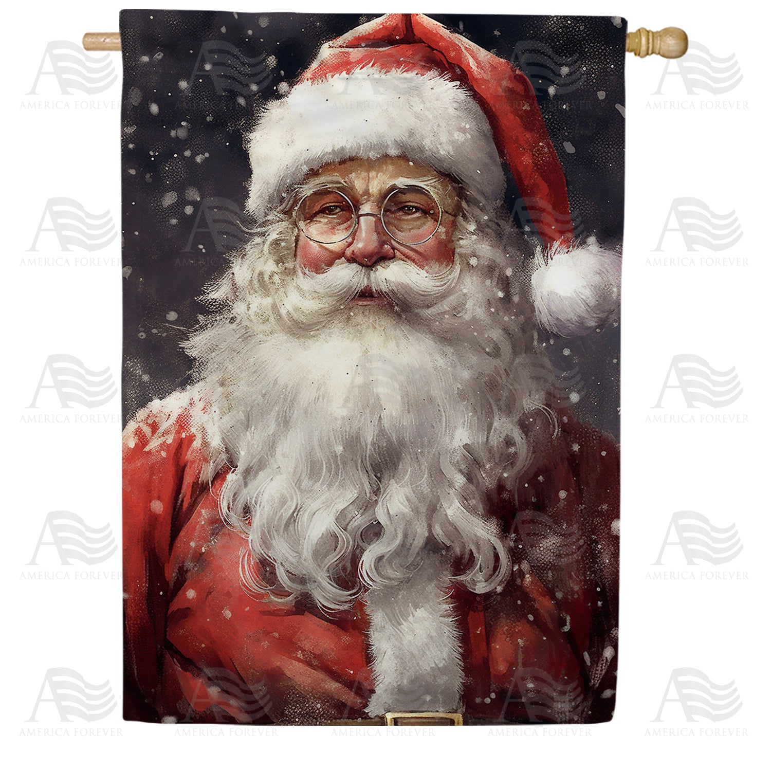 Old St. Nick Double Sided House Flag
