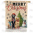 Christmas Dog Pack Double Sided House Flag