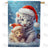 Big Cat Christmas Double Sided House Flag