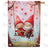 Love Gnomes Swing Double Sided House Flag