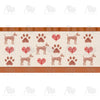 Dog Hieroglyphics Pet Feeding Mat