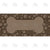 Brown Bone Pet Feeding Mat