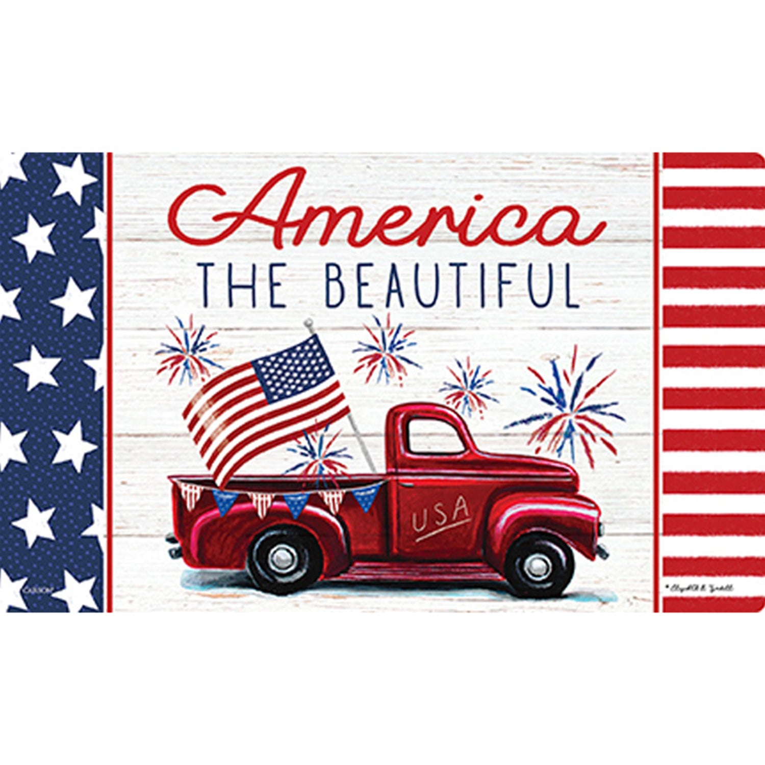 America Truck Doormat