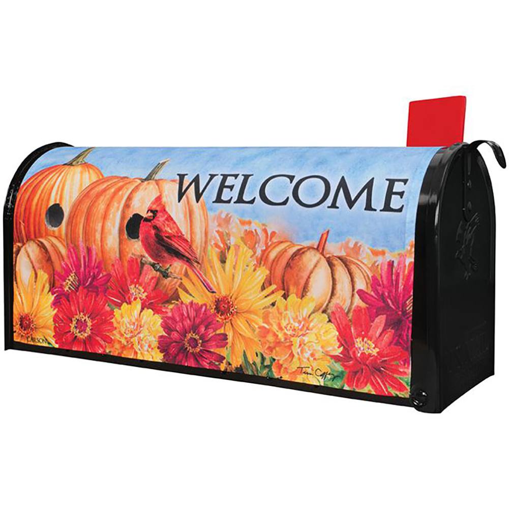 Welcome Signs of Fall Mailbox Cover