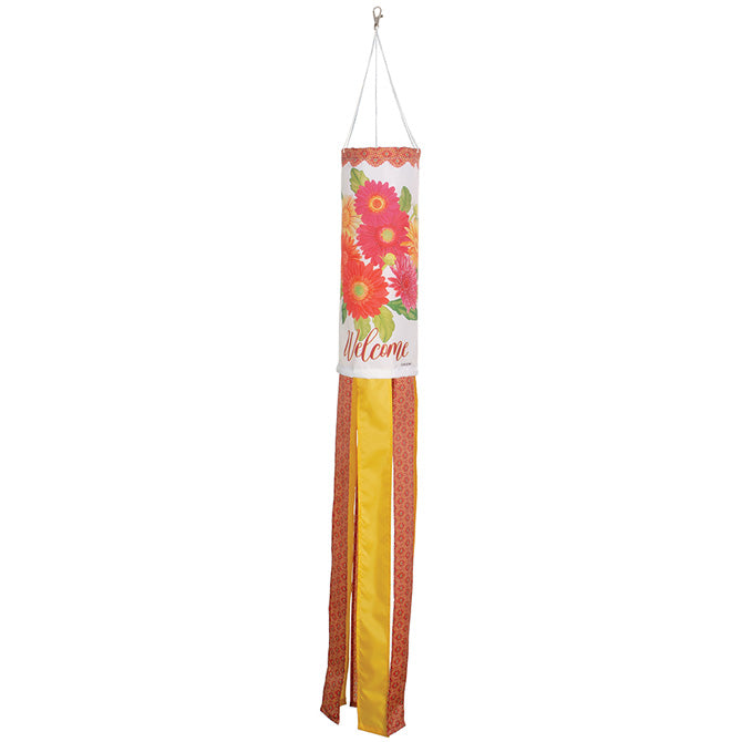 Bright Flowers Windsock