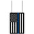 Thin Blue Line Metal Garden Flag