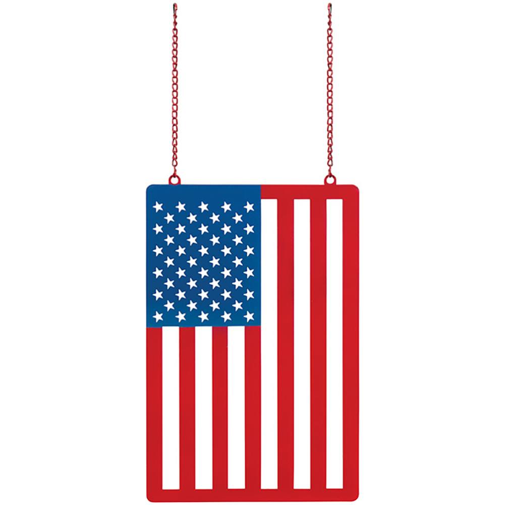 American Flag Metal Garden Flag