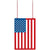 American Flag Metal Garden Flag