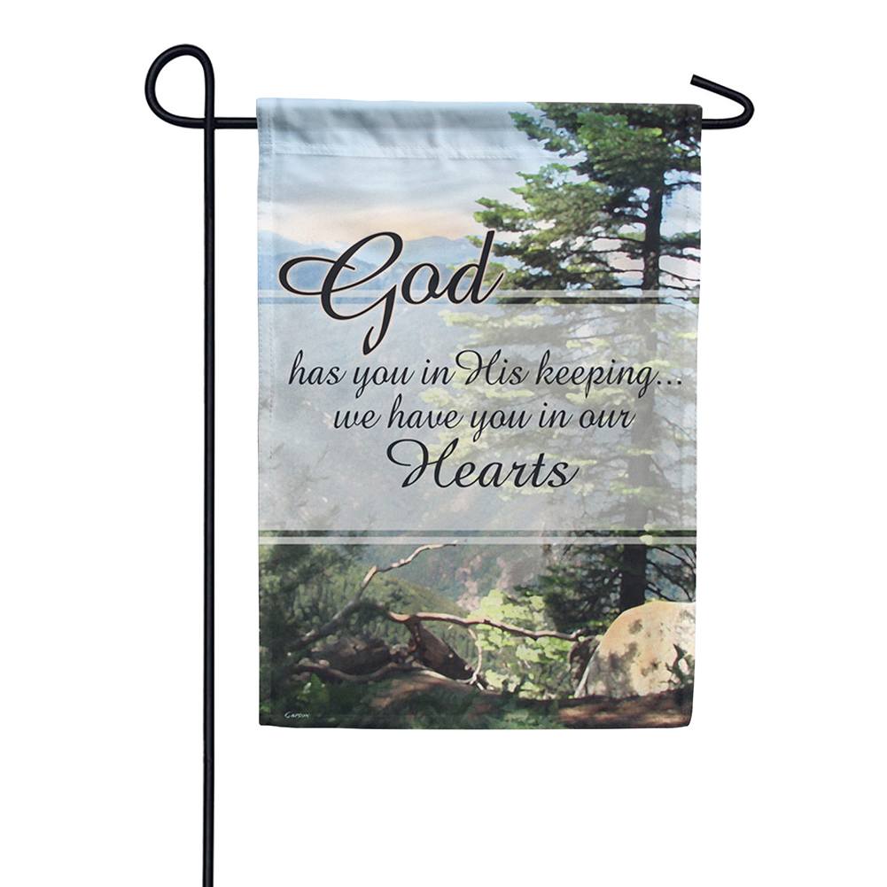 Gods Keeping Double Sided Garden Flag