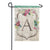 Classic Floral Monogram Double Sided Garden Flag