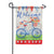 Patriotic Bike Ride Welcome Double Sided Garden Flag