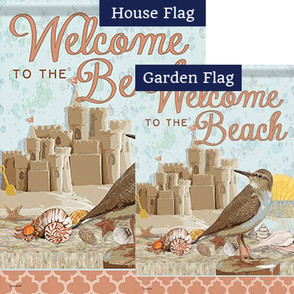 Coastal Dreams Double Sided Flags Set (2 Pieces)