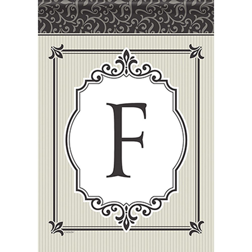 Timeless Details Monogram Garden Flag