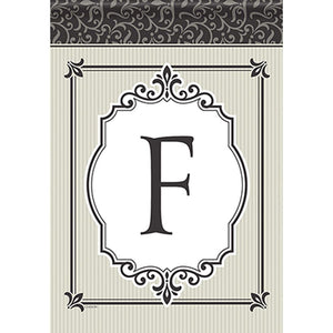 Timeless Details Monogram Garden Flag