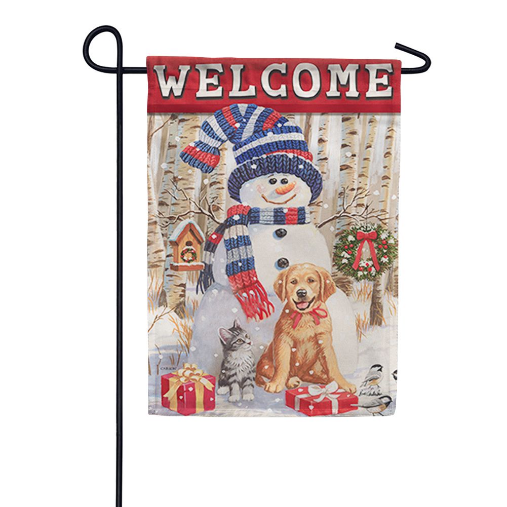 Carson Winter Friends Garden Flag