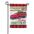 Vintage Christmas Farm Pickup Garden Flag