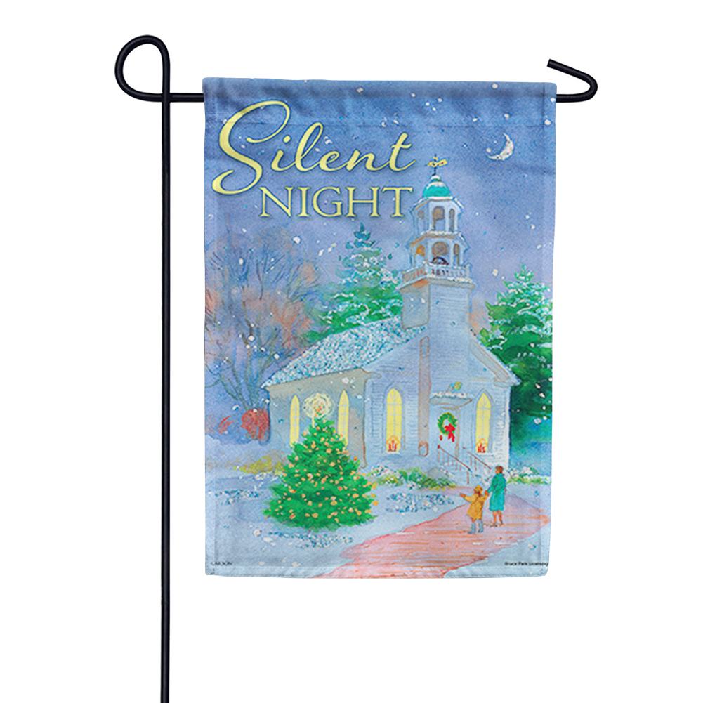 Silent & Still Glitter Trends Garden Flag