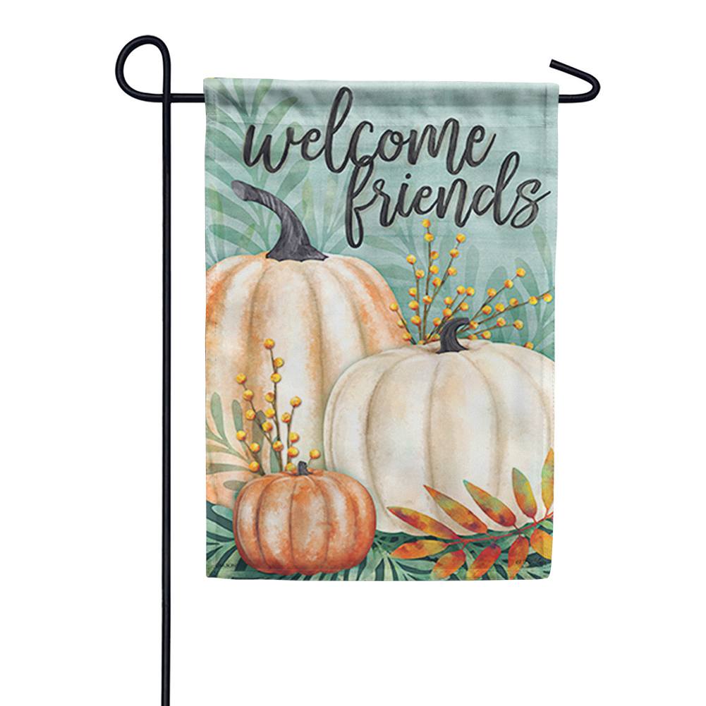 Pumpkins & Berries Garden Flag