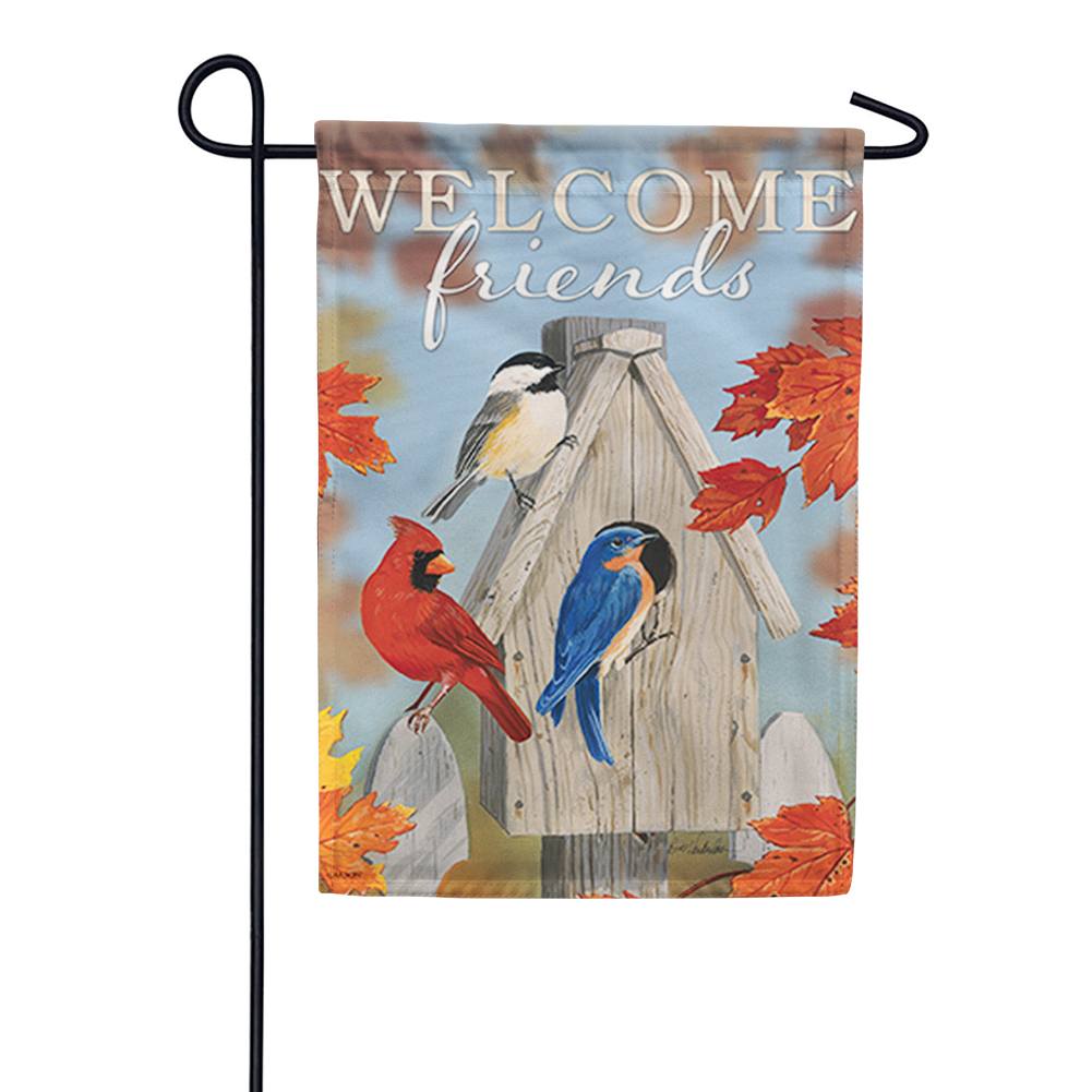 Songbird House Garden Flag