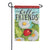 Ladybug & Daisies Glitter Garden Flag