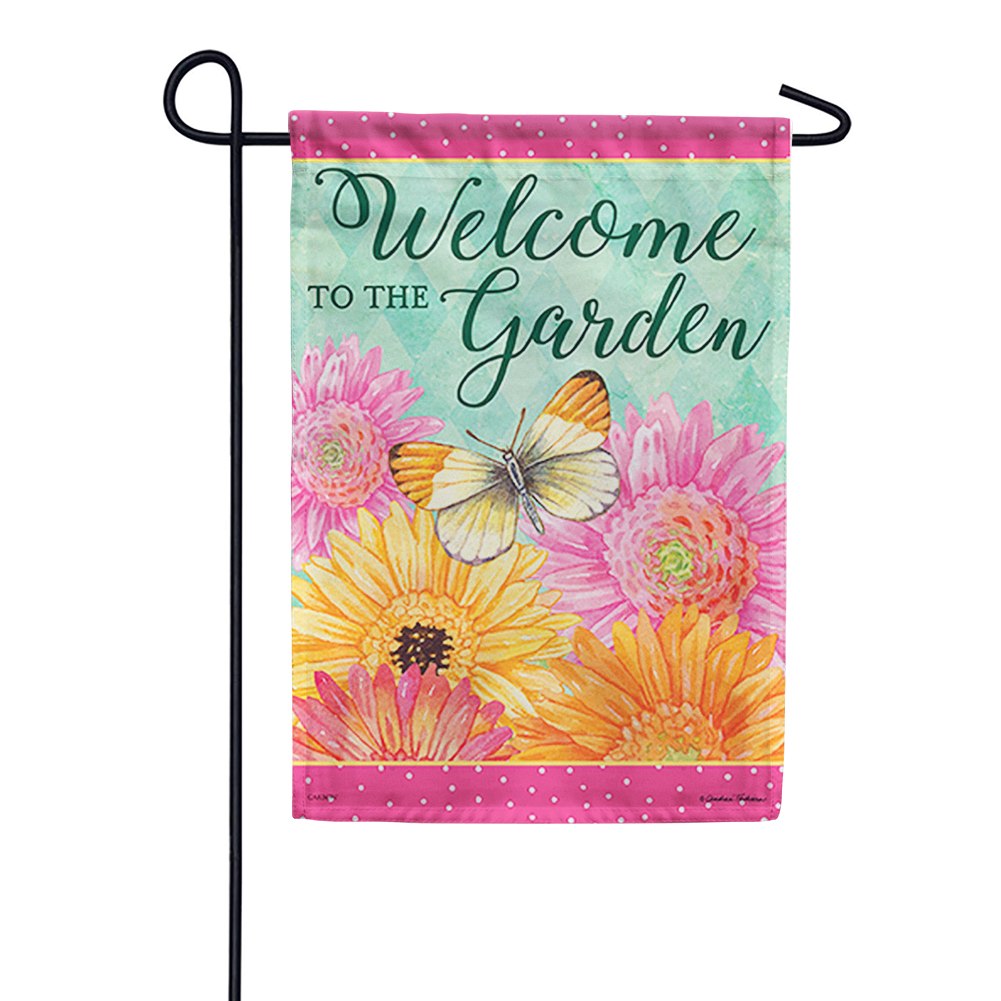 Spring Daisies Double Sided Garden Flag
