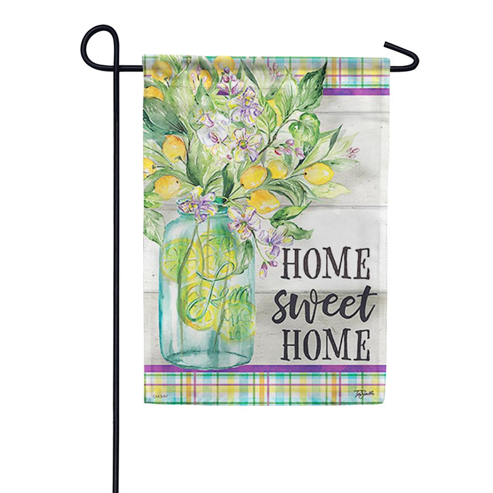 Home Sweet Lemons Double Sided Garden Flag