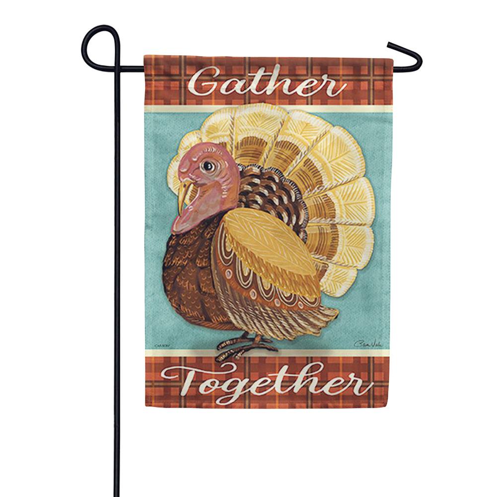 Turkey Blessings Double Sided Garden Flag