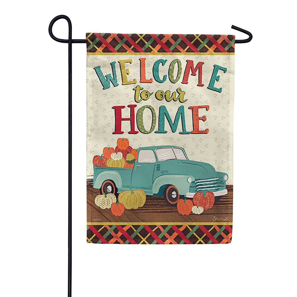 Vintage Autumn Double Sided Garden Flag