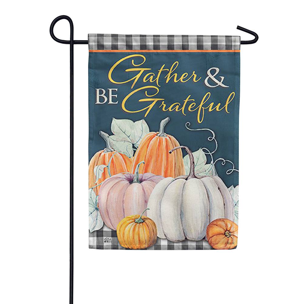 Grateful Gathering Double Sided Garden Flag