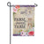 Windmill Floral Foil Accent Garden Flag