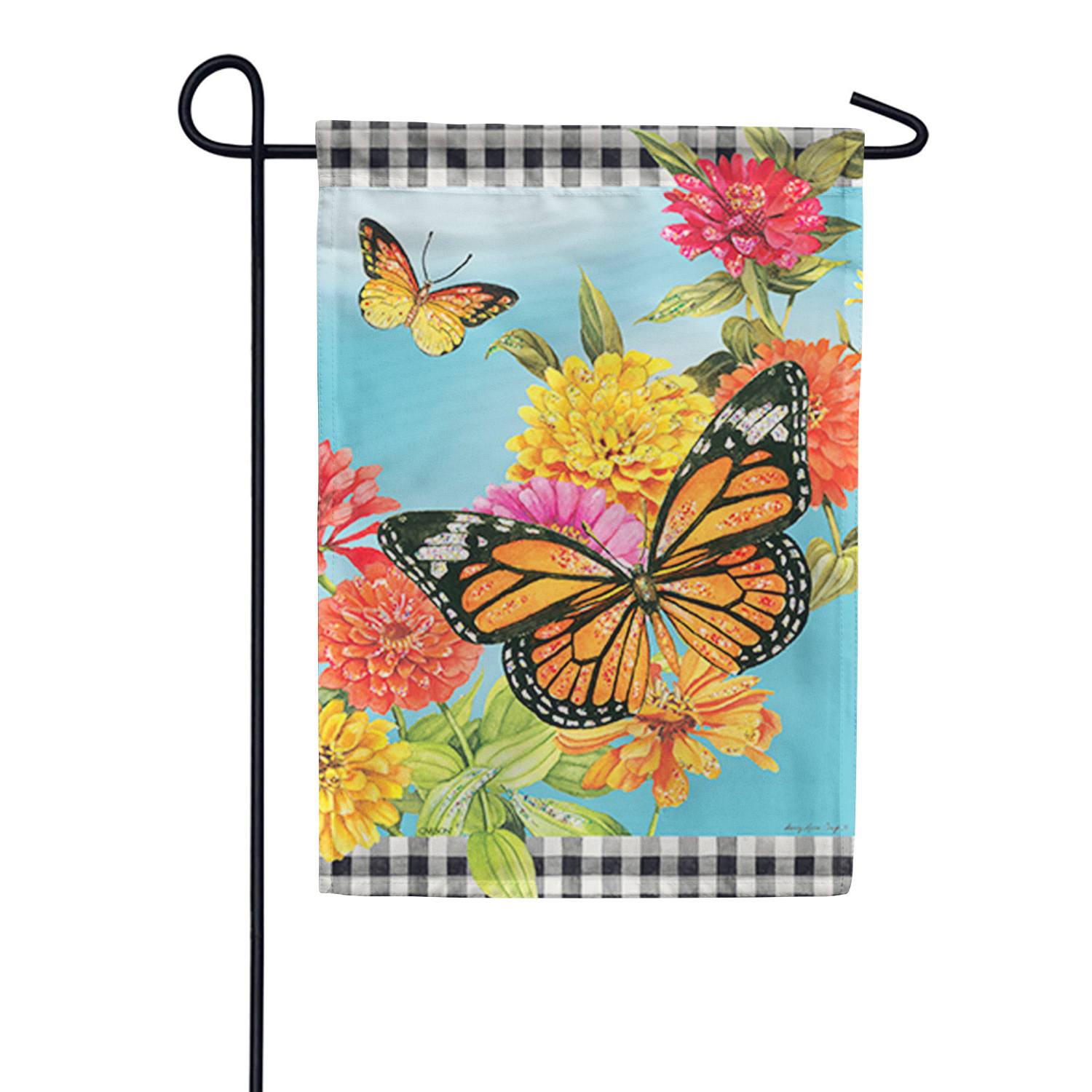 Garden Guest Glittertrends Garden Flag