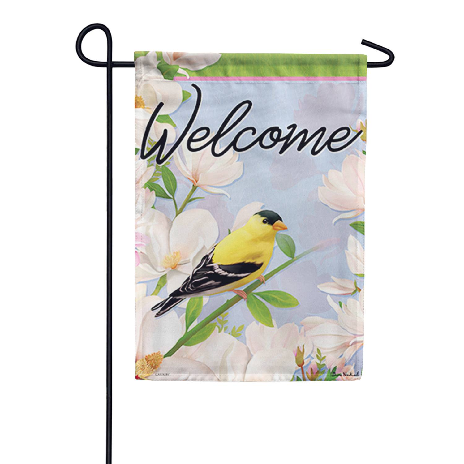 Carson Goldfinch Garden Flag